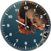 black widow low poly art hf wall clock