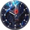 spiderman 2099 neon lights gc wall clock