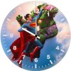 superman vs lex luthor superman man of tomorrow 0f wall clock