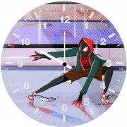 art miles morales hd am wall clock