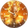 ghost rider in flames i3 wall clock