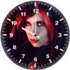 raven rebirth by florencia sofen 64 wall clock