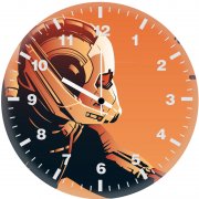 ant man civil war poster art ea wall clock