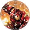 iron hulkbuster artwork po wall clock