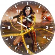 gal gadot amazonian grace he wall clock