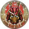 marvel samurai iron man li wall clock