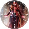 scarlet witch cosplay girl 3k wall clock