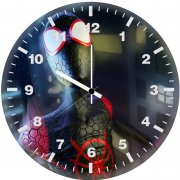 artwork spider man miles dt wall clock