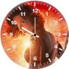 black widow5b wall clock