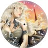 daenerys targaryen and dragon fan artwork w6 wall clock