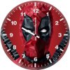 deadpool low poly art ki wall clock