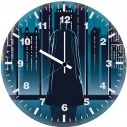 batman dark knight minimal 7f wall clock