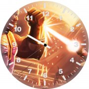 thanos and iron man m7 wall clock