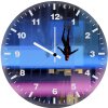 spiderman into the spider verse jumping down 05 wall clock