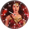 wonder woman walking j9 wall clock