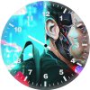 tom holland in cyberpunk style 4i wall clock