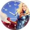 supergirl suit art yt wall clock