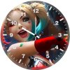harley quinn artwork lw wall clock