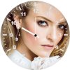 martha hunt harpers bazaar 9m wall clock