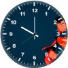superman minimal qu wall clock