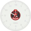 deadpool america minimal logo 50 wall clock