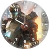 steampunk iron man art z1 wall clock