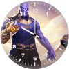 thanos infinity gauntlet artwork in wall clock