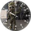 baby groot ul wall clock