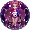 harley quinn in anime splendor tw wall clock