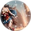 wonder woman fighter 5n wall clock