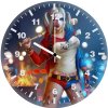 harley quinn queen of the grid vu wall clock