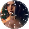 gorgeous girl art yy wall clock