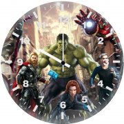 avengers art hd fd wall clock