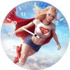 supergirl maverick ww wall clock