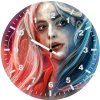 harley quinn paint art pp wall clock