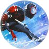 miles morales jumping artwork vb wall clock