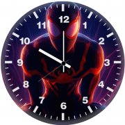 miles morales web of shadows cy wall clock