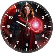 scarlet witch unleashing the darkness p0 wall clock