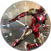 iron man mark 4 battle damaged 47 wall clock