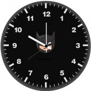 batman illustrator up wall clock