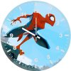 spider man art e1 wall clock