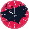 justice league key art mx wall clock