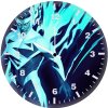 superman blue cz wall clock