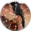 wonder woman digital artwork 7p wall clock