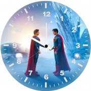 the meeting of man of steel dy wall clock