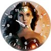wonder woman gal gadot fanartwork em wall clock