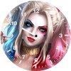 harley quinn ii wall clock
