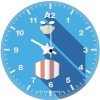 captain america minimalist 99 wall clock