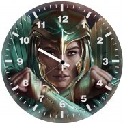 artwork wonder woman1984 jw wall clock