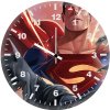 superman and batmanart 0v wall clock